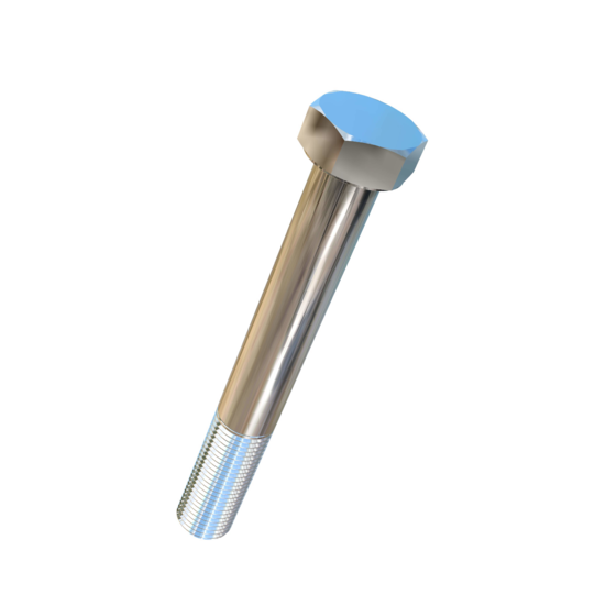 Titanium 1/2-20 X 3-3/4 UNF Allied Titanium Hex Head Bolt (No Dimple)